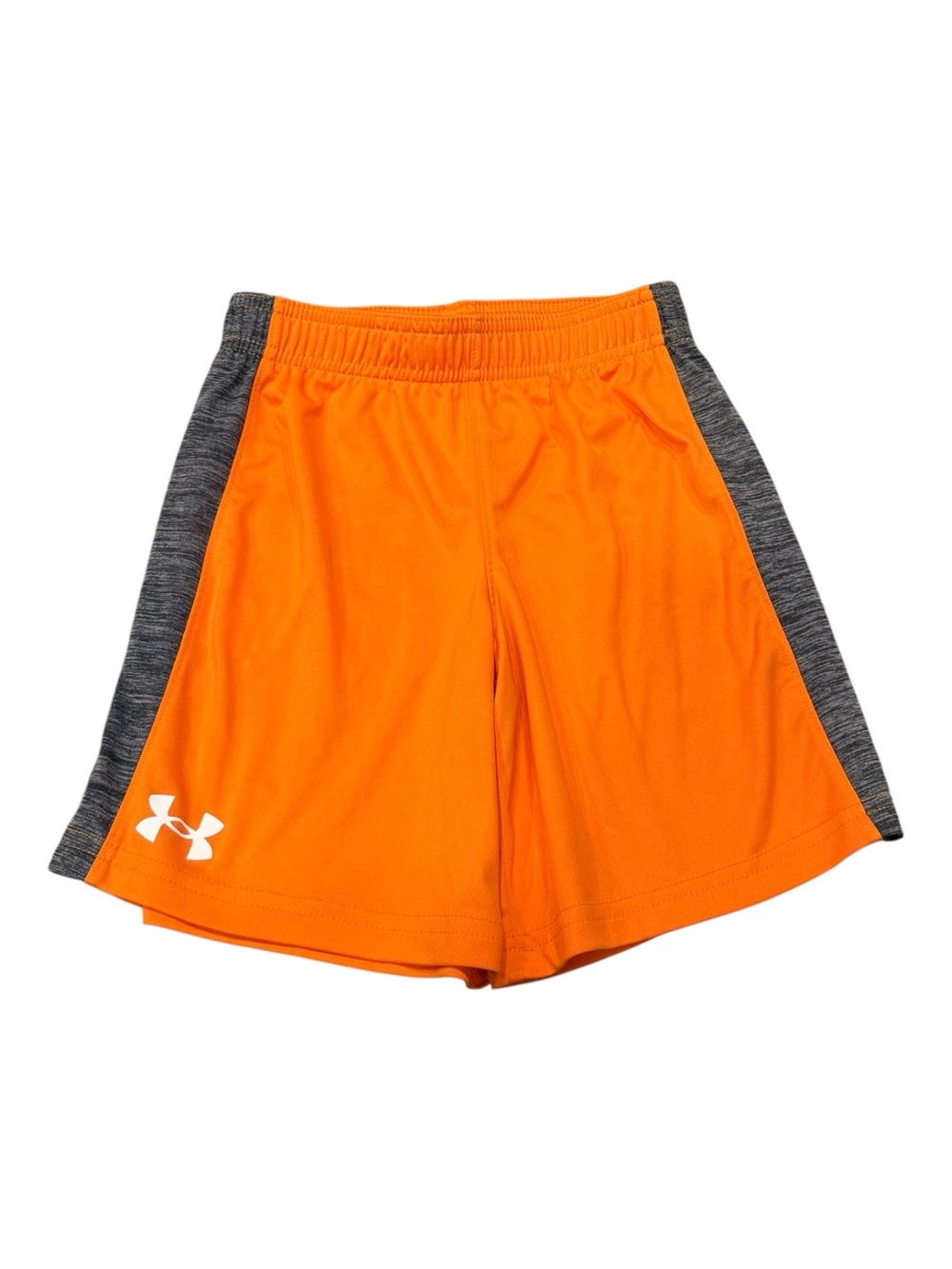 Under Armour Boys Orange Basketball Shorts UA Size 6